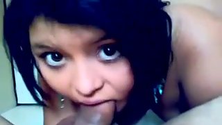 young Indian girl love to suck a big cock