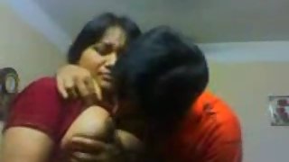 Busty juicy bhabhi getting her boobs sucked by her hubby